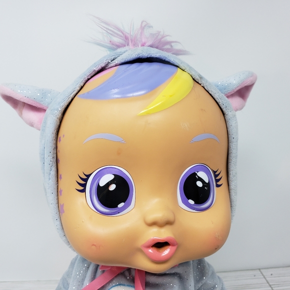 IMC Toys Cry Babies Dreamy Unicorn Baby Doll Cries Tears Pacifier Toy - Picture 6 of 17